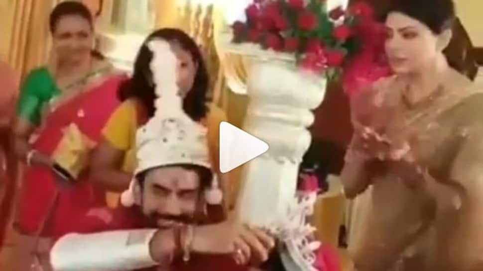 This video of Sushmita Sen from brother Rajeev Sen&#039;s wedding goes viral-Watch