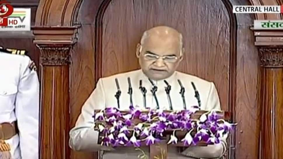 Stronger economy, women empowerment, combating terrorism: Key points of President Kovind&#039;s joint address to Parliament