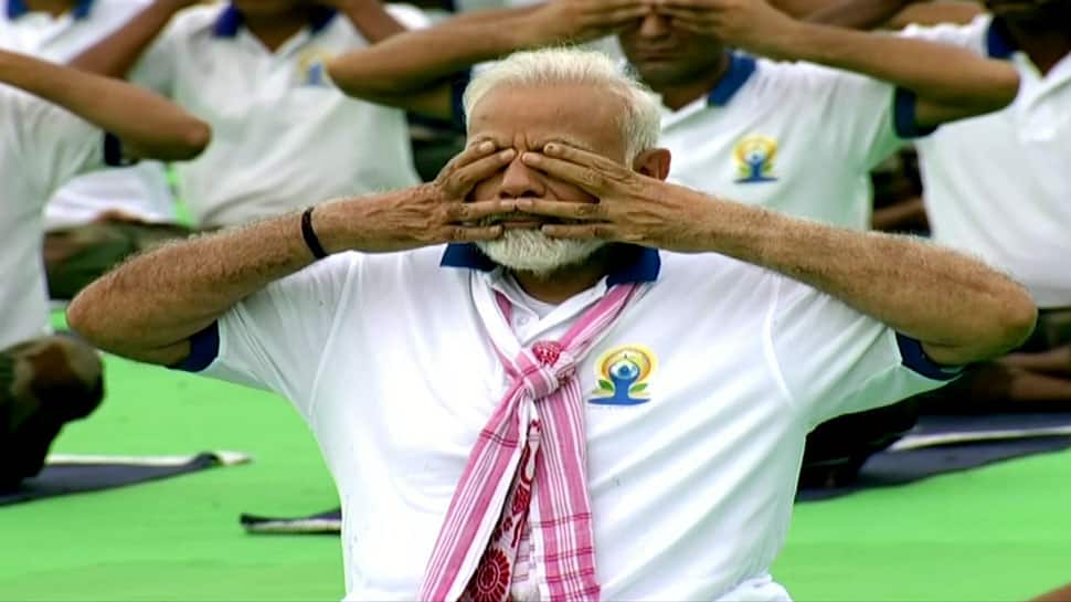 PM Narendra Modi leads celebrations in India as world participates in International Yoga Day