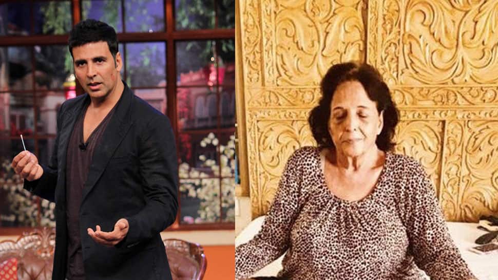 Akshay Kumar's mother performs yoga at 75, proud son shares pic on Yoga Day 2019 | People News | Zee News
