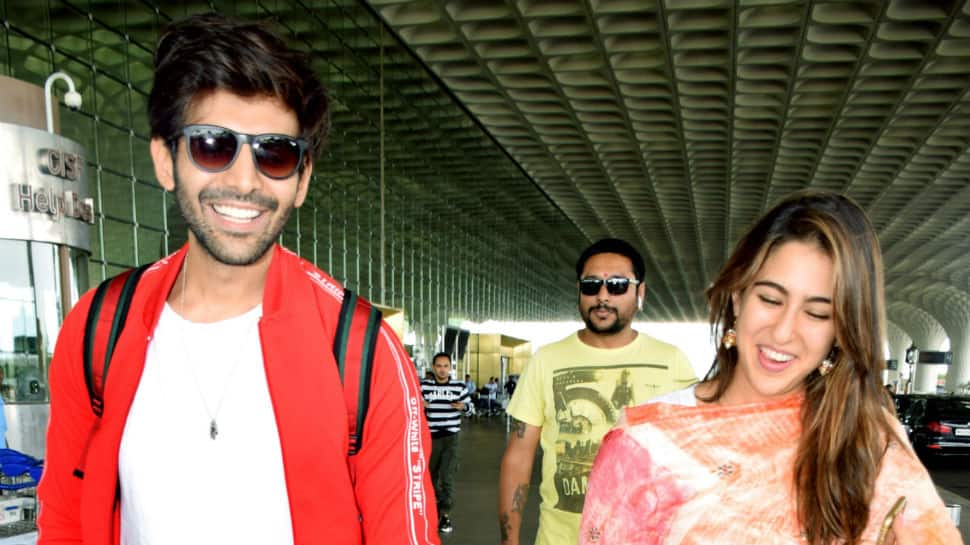 Sara Ali Khan and Kartik Aaryan, with their faces covered, take a stroll in Shimla - Pics inside