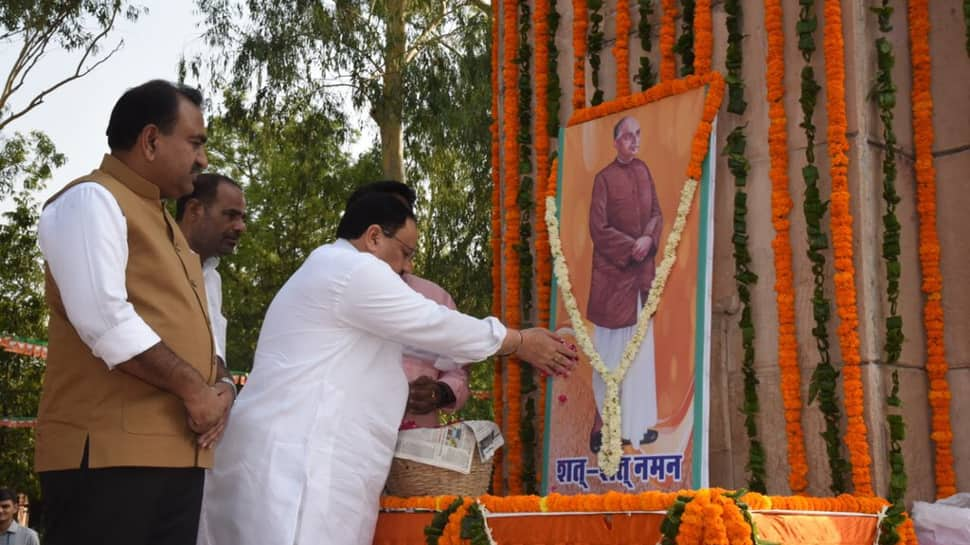 Vice President Venkaiah Naidu, Amit Shah, Rajnath Singh, BJP leaders pay tribute to Shyama Prasad Mukherjee on his death anniversary