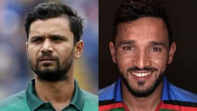 Gulbadin Naib and Mashrafe Mortaza