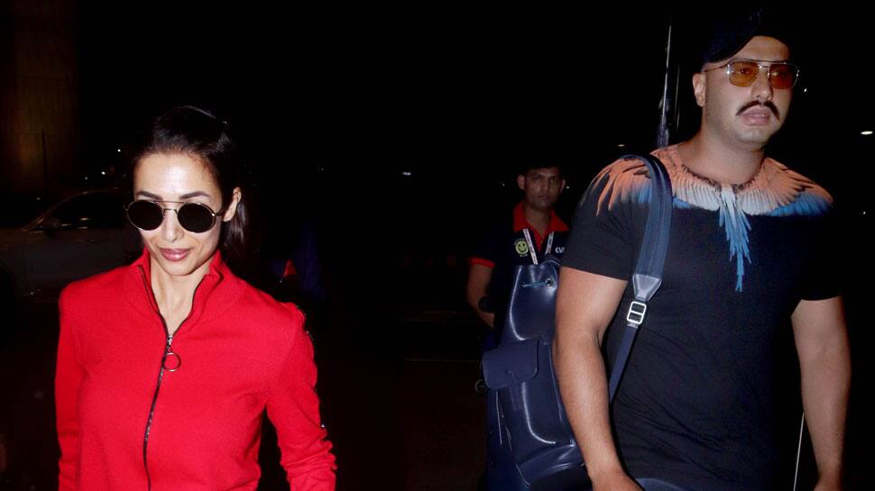 Malaika Arora-Arjun Kapoor headed for a vacay? See airport pics