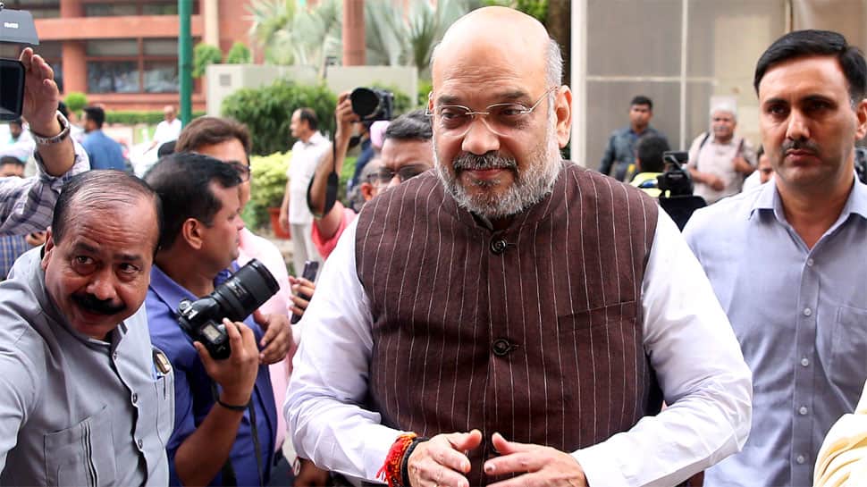 Amit Shah moves resolution to extend President&#039;s Rule in J&amp;K, seeks polls by 2019-end