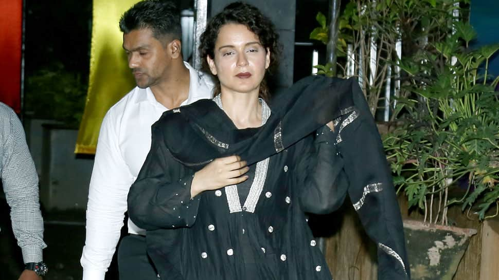 Kangana Ranaut clicked in black desi look - See pics