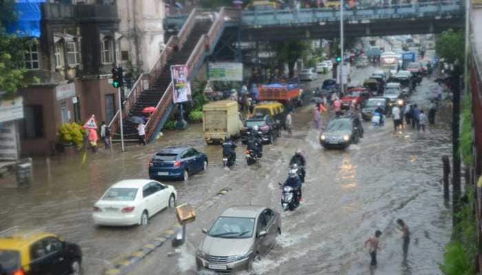 Image result for mumbai rain traffic