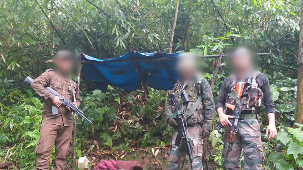 Two suspected hideouts of NSCN (I-M) destroyed in Nagaland, huge cache of arms recovered