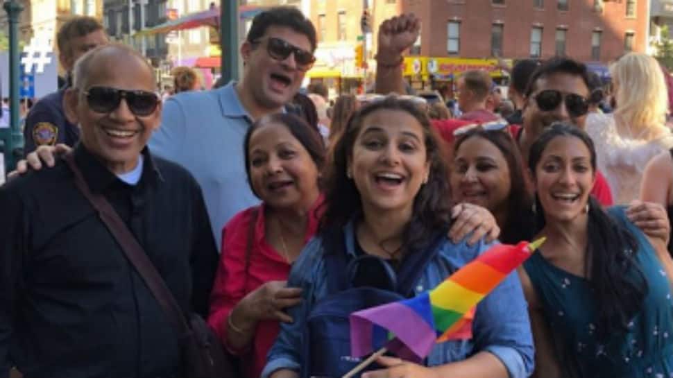 Vidya Balan participates in Pride March during her New York vacation