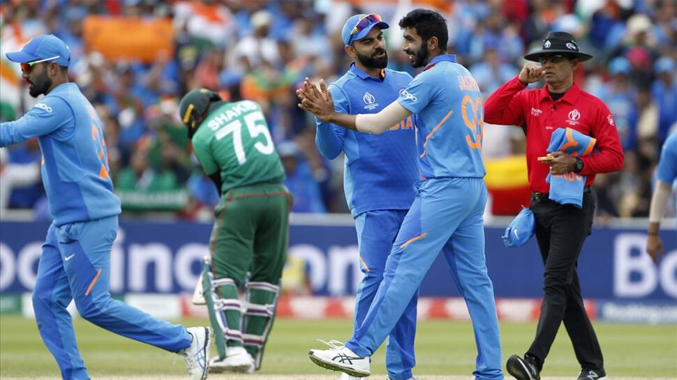 ICC World Cup 2019: India ride their luck to seal semi-final passage, with big help from Rohit Sharma and Jasprit Bumrah