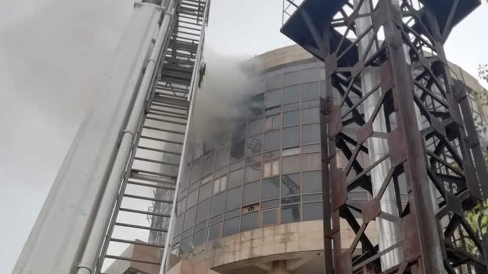 Fire breaks out at Directorate General of Health Services Office in Delhi&#039;s Karkardooma