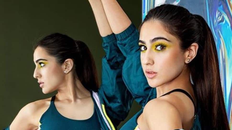 Sara Ali Khan flaunts her washboard abs in athletic wear—Pics