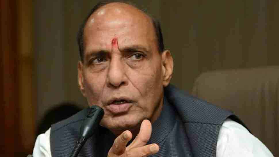 Rahul Gandhi started trend of resignations: Rajnath Singh hits back at Congress&#039; horse trading accusation