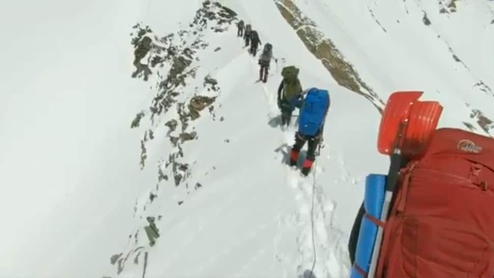 Watch: Last few moments of 8 climbers on Nanda Devi peak recorded on memory video device
