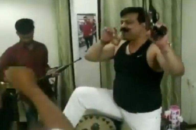 Uttarakhand BJP MLA caught on camera dancing to Hindi songs with guns in hands