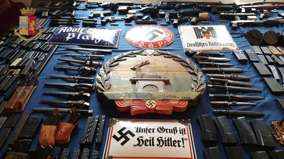 Italy seizes air-to-air missile, guns in raids on neo-Nazis