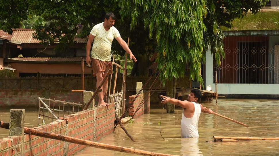 At least 27 killed, over 55 lakh affected as flood waters inundate 29 districts of Assam