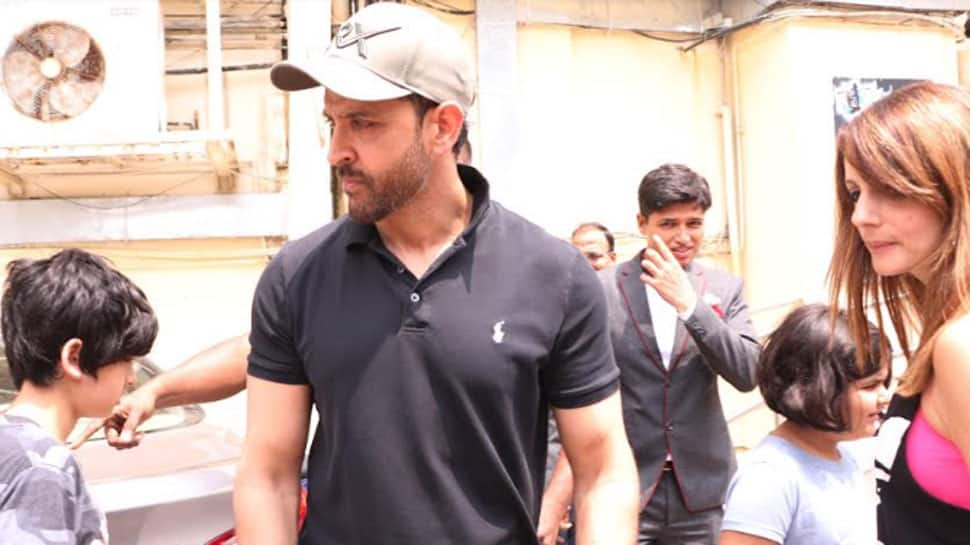 Hrithik Roshan spotted on a movie date with ex-wife Sussanne Khan and kids—Pics