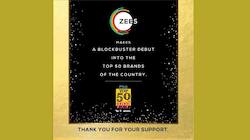 ZEE5 recognized by exchange4media Pitch Top 50 brands for its roaring entry