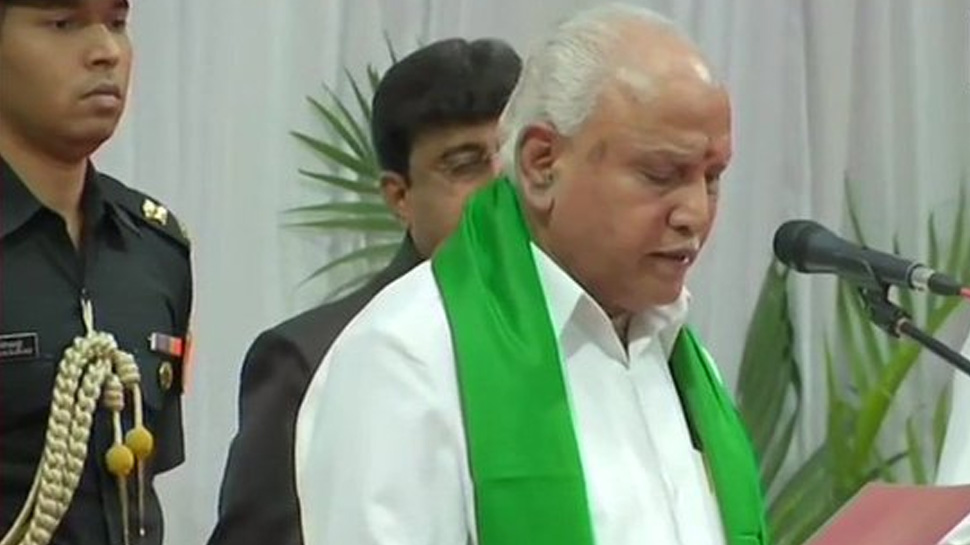 BJP assumes power in Karnataka, BS Yediyurappa takes oath as 19th Chief Minister BJP assumes power in Karnataka, BS Yediyurappa takes oath as 19th Chief Minister
