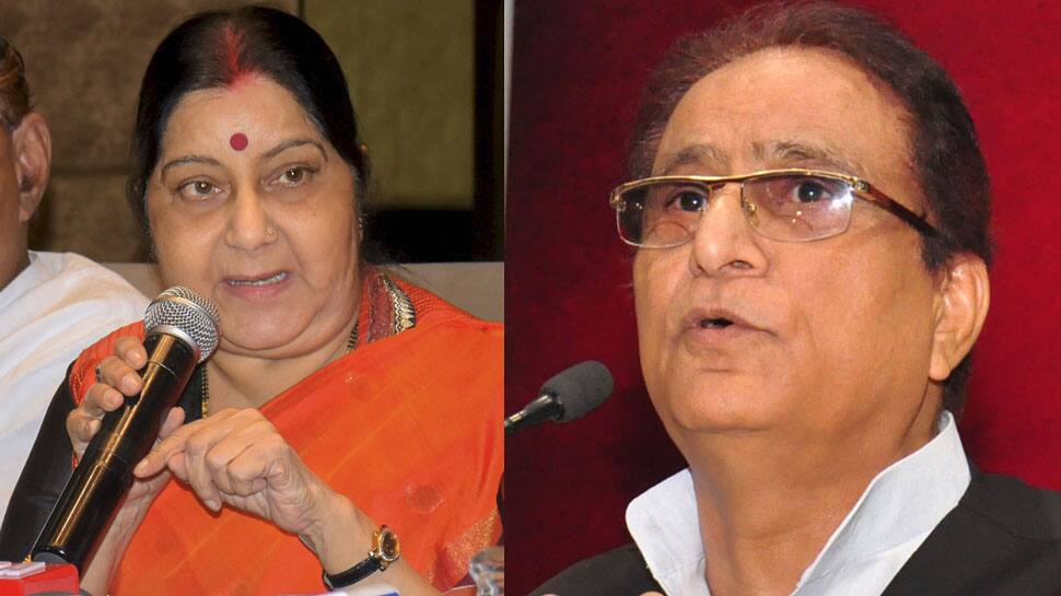 Azam Khan&#039;s statements prove he suffers from mental perversion: Sushma Swaraj