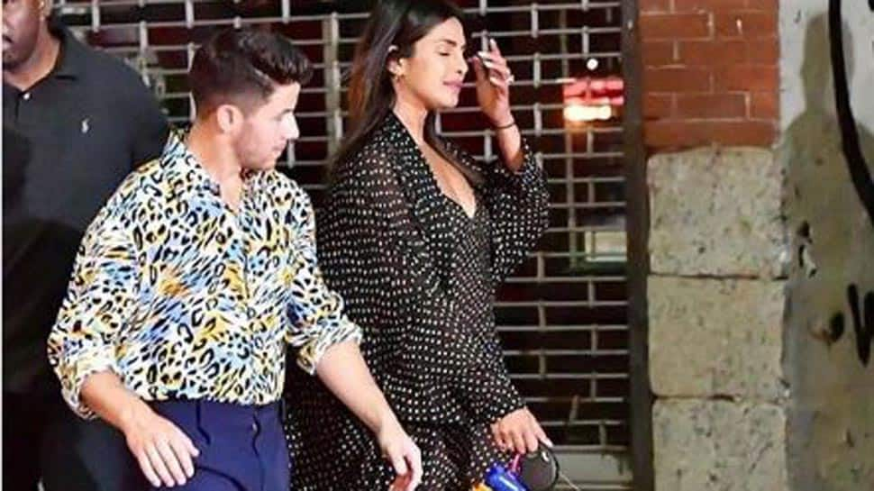 Priyanka Chopra-Nick Jonas take their pet Diana for a stroll, pics go viral- See inside 