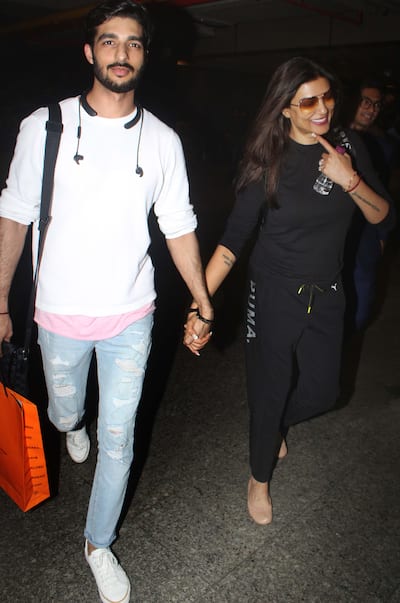 Sushmita Sen spotted with her boyfriend Rohman Shawl