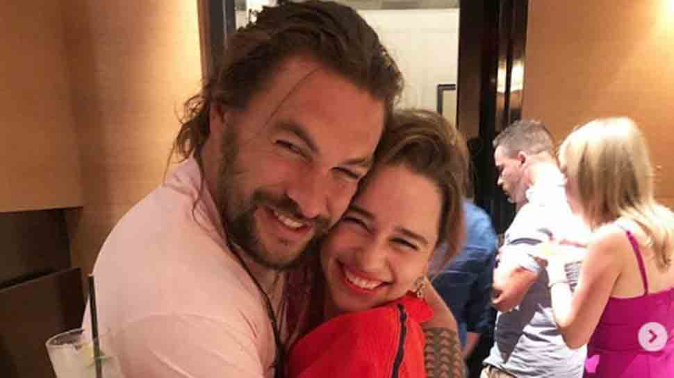 GOT stars Emilia Clarke, Jason Momoa reunite as she wishes him an early happy birthday