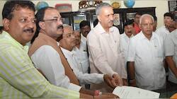 BJP MLA Vishweshwar Hegde files nomination for Karnataka Assembly Speaker