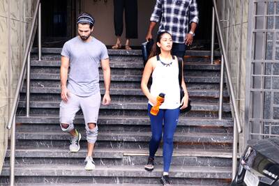 Shahid Kapoor clicked with wifey!