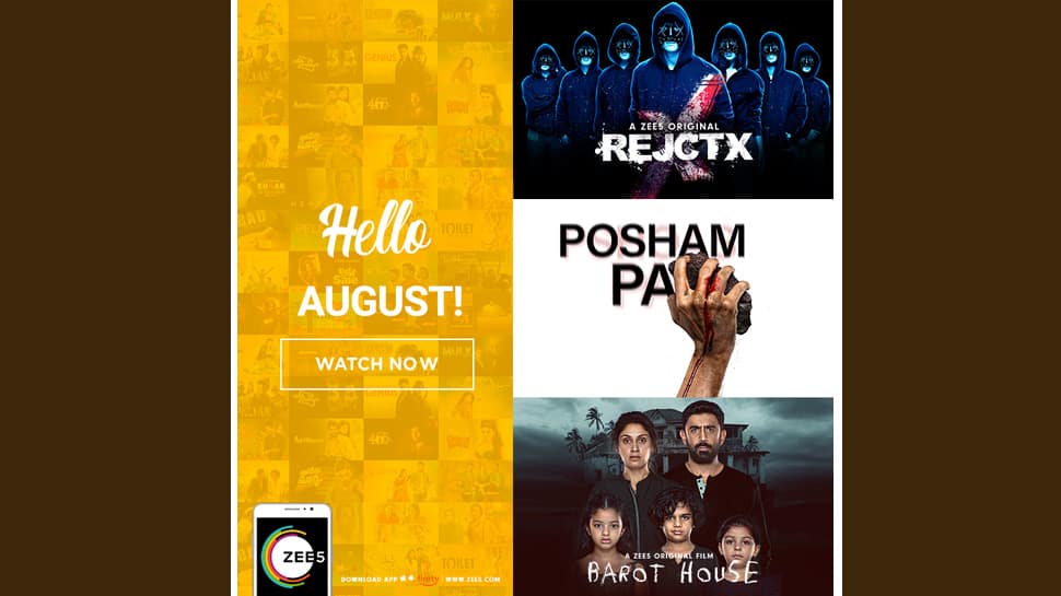 ZEE5 Global&#039;s August line-up premieres of Barot House, Posham Pa and more