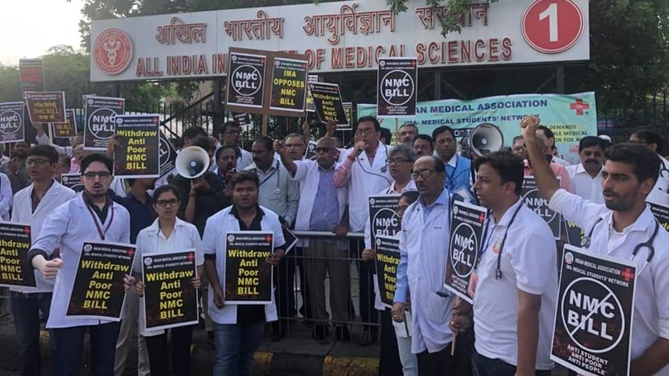 NMC Bill: AIIMS and Safdarjung hospitals call for indefinite strike from Thursday