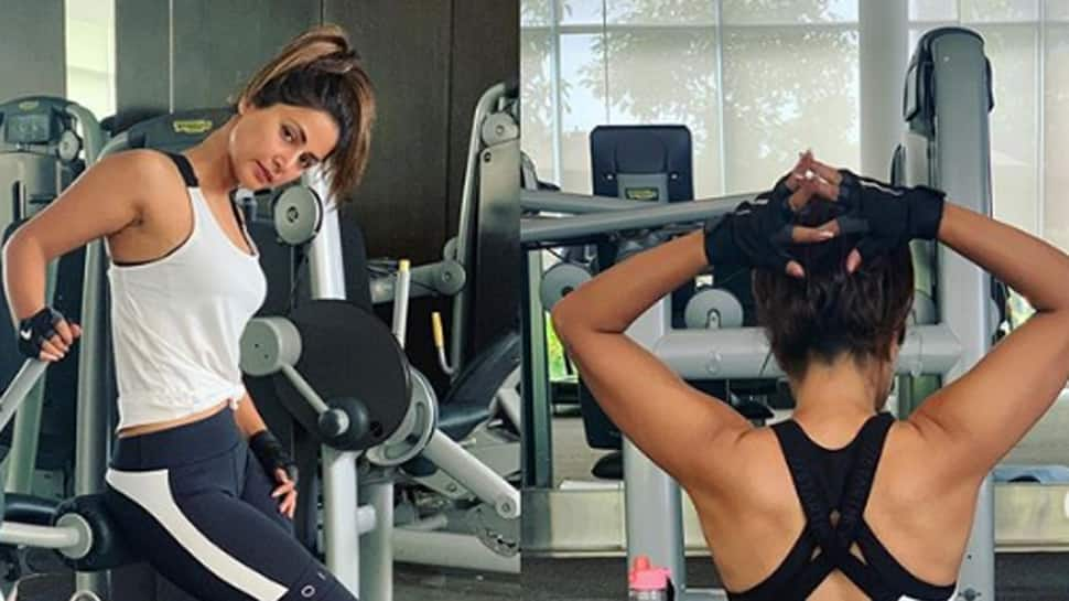 Hina Khan&#039;s work out pictures will give you major gym goals—Photos