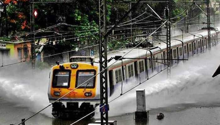 Mumbai Rains Western Line Central Line Harbour Line Local Trains Status India News Zee News