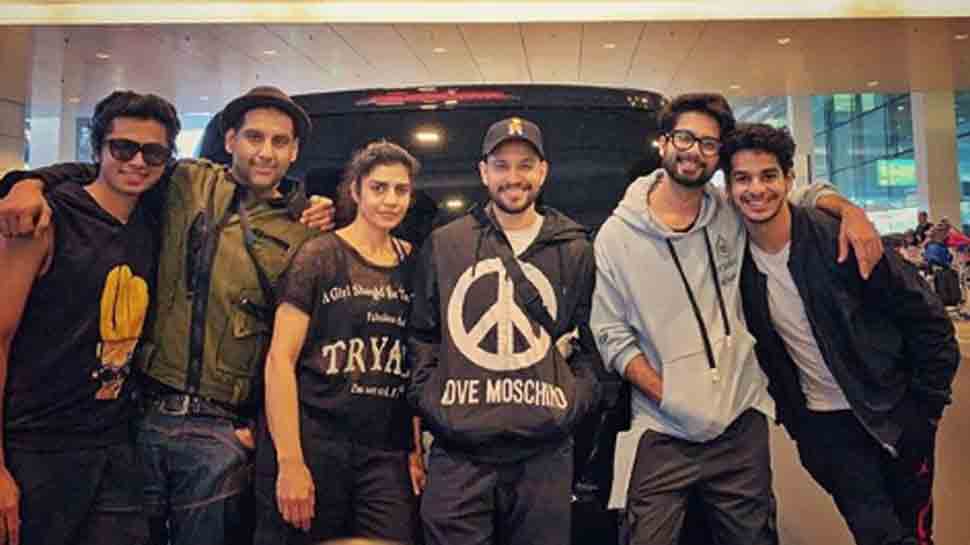 It&#039;s all &#039;happy vibes&#039; for Shahid Kapoor and squad on European holiday