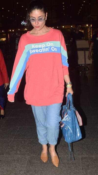 Kareena Kapoor Khan at the airport