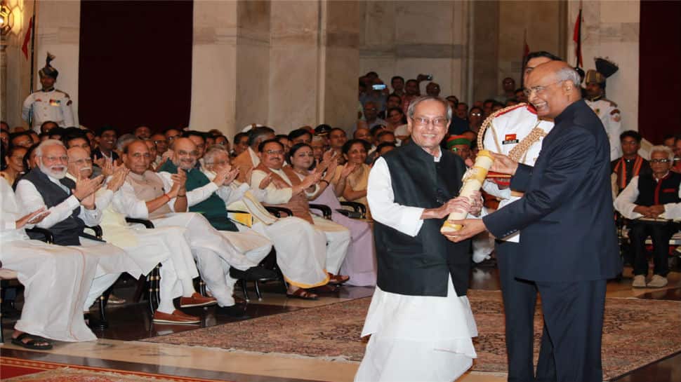 Former President Pranab Mukherjee Awarded Bharat Ratna India News Zee News Pranab mukherjee was an indian politician who served as the 13th president of india. former president pranab mukherjee
