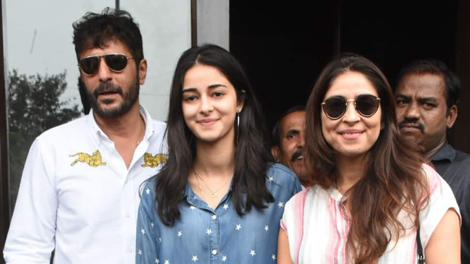 Ananya Panday is all smiles on a lunch date with dad Chunky Panday and mom Bhavana Panday—Pics