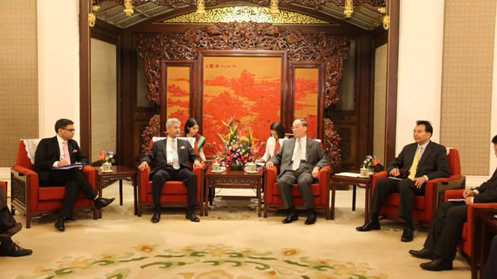 S Jaishankar meets China foreign minister Wang Yi, Vice President Wang Qishan