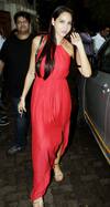 Nora Fatehi looks stunning in a red gown!