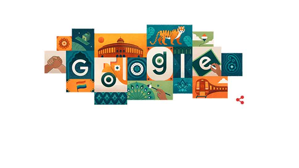 Google celebrates 73rd Independence Day with a doodle