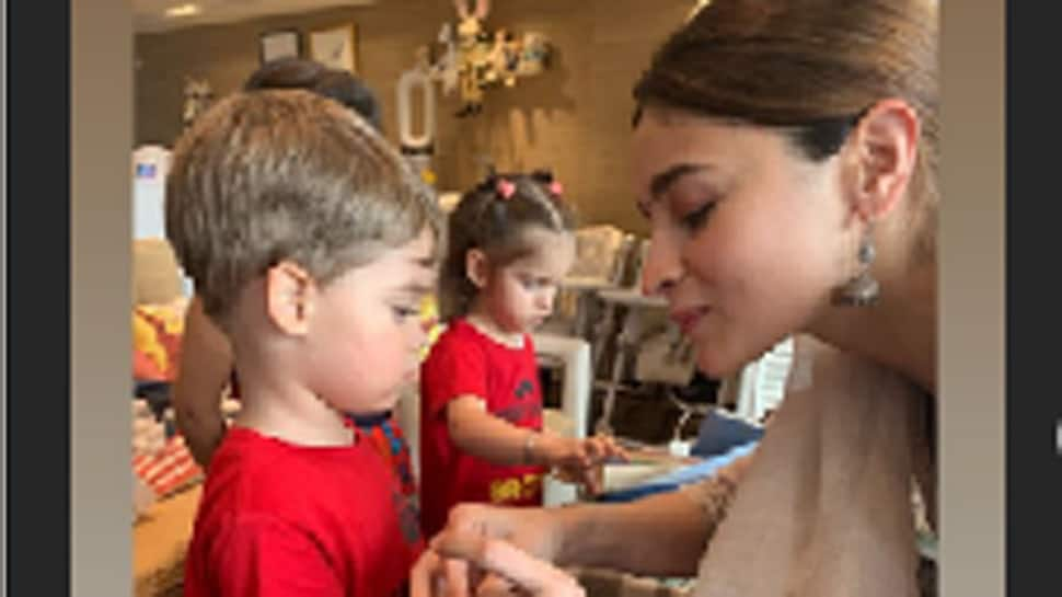 Alia Bhatt performs &#039;didi&#039; duties for Karan Johar&#039;s son on Raksha Bandhan