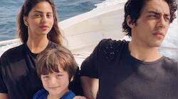 Missing Suhana Khan in Aryan and AbRam's Raksha Bandhan pics