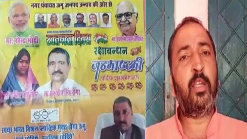 Rape accused ex-MLA Kuldeep Sengar features in Independence Day posters in Unnao