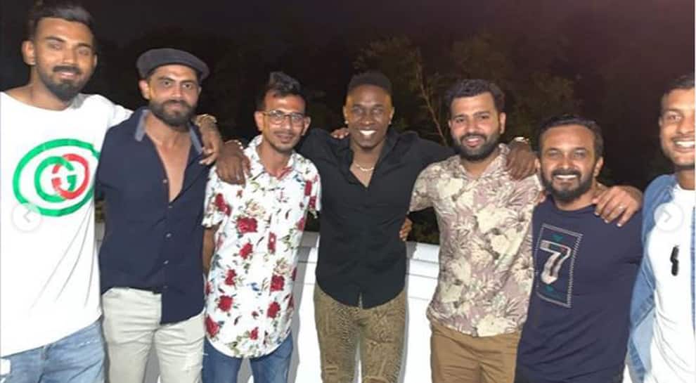 Rohit Sharma, KL Rahul and other Indian stars enjoy dinner at Brian Lara&#039;s residence--See pics