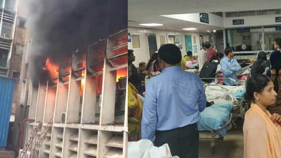 Massive blaze at Delhi&#039;s AIIMS contained; Health Minister Dr Harsh Vardhan orders special fire audit