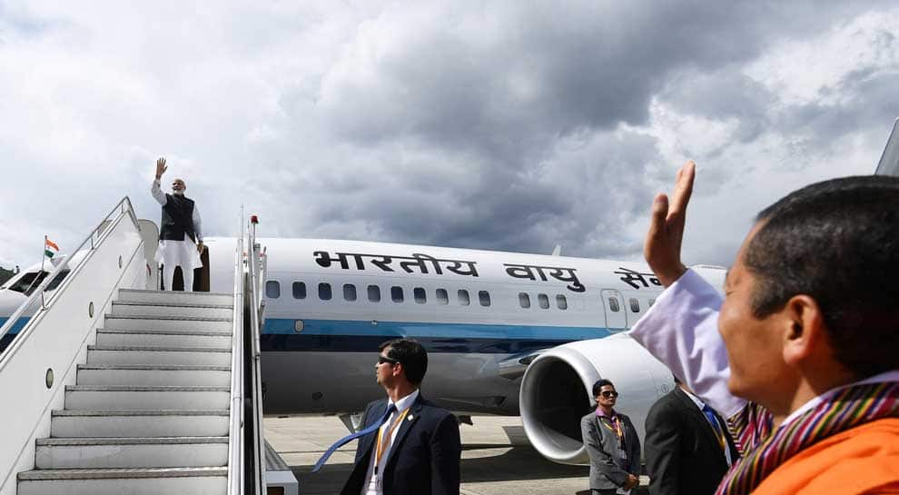 After successful two-day Bhutan visit, PM Narendra Modi heads back home