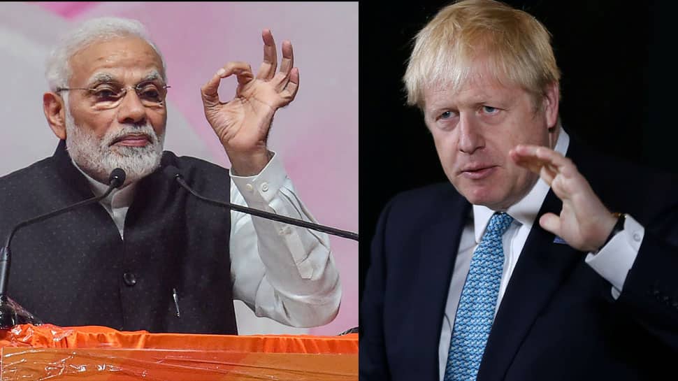 PM Narendra Modi speaks to UK PM Boris Johnson, raises concern over violence infront of Indian High Commission in London