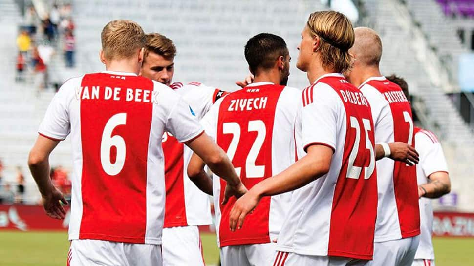 Ajax held at APOEL, away wins for Bruges and Slavia