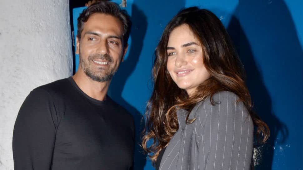 Inside Arjun Rampal and Gabriella Demetriades&#039; night out in Mumbai 